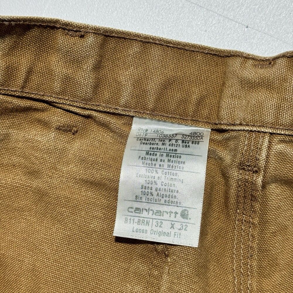 Lot of 3 Carhartt Pants Men's 32x32 Loose Original Fit Carpenter Canvas Work - Picture 5 of 16